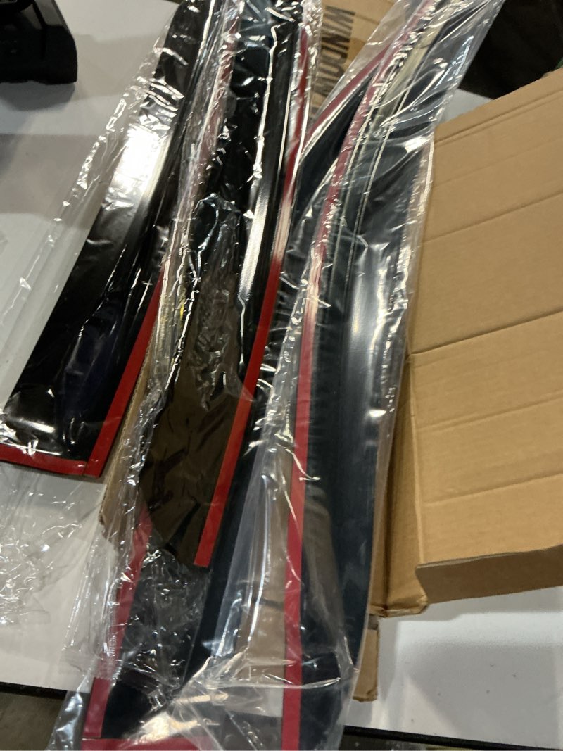 Condition photo showing Good Condition for window visors rain guards for 2015-2024 ford f150 supercab, out-channel window vent wind deflectors visors shades for 2017-2024 ford f150 raptor/ f250 /f350/ f450 super duty extended cab 2015-2023 f150 supercab
