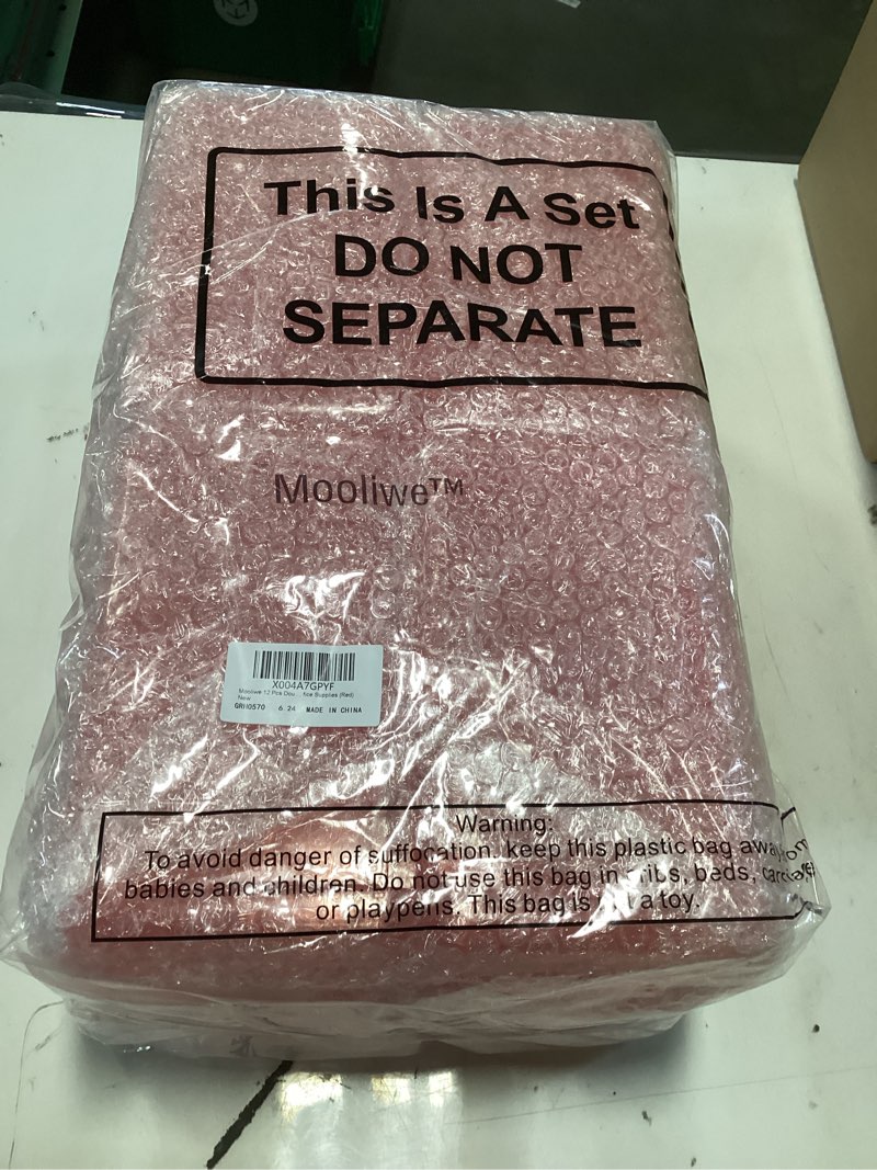 Mooliwe 12 Pcs Clear Double Layer Large Capacity Pencil Box, Plastic Hard Pencil Case with Snap Lid,