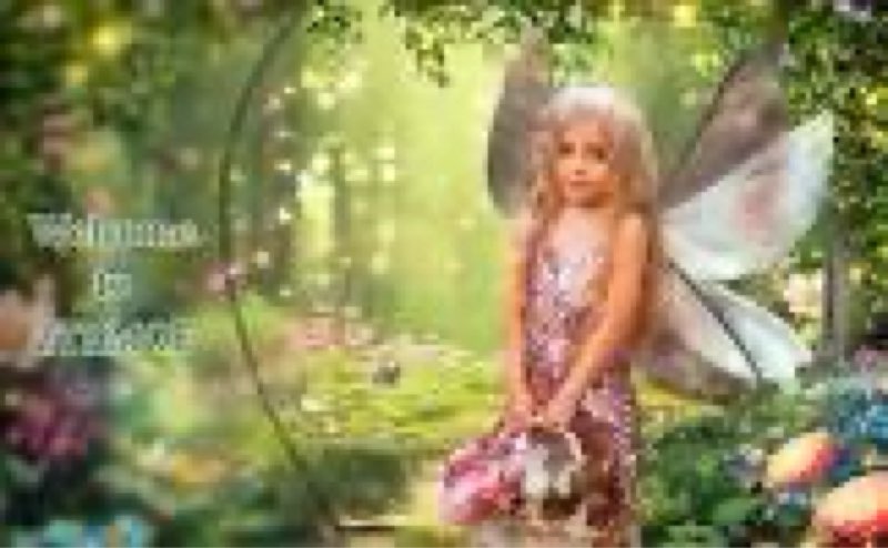 zthmoe fabric 10x8ft enchanted forest photography backdrop fairy garden background kids girl magic w