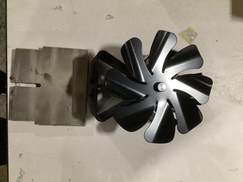 Condition photo showing Good Condition for Tomersun Wood Stove Fan Heat Powered 8-Blade Stove Fan, Fireplace Fan for Wood Burning Stove/Pellet/Log Burner, w/Stove Accessories Thermometer & Aroma Pod Plus Medium