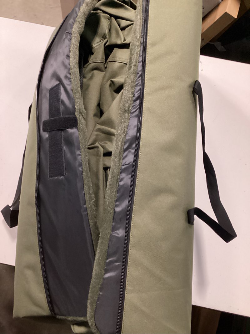 Condition photo showing Good Condition for noah & paw collapsible dog crate 36 inches, xl dog crate for xl, large medium breed, travel kennel for car, includes pet mat for pet cage, 2 storage pockets, handbag, 10mm locking zippers 36*25*23 green xl