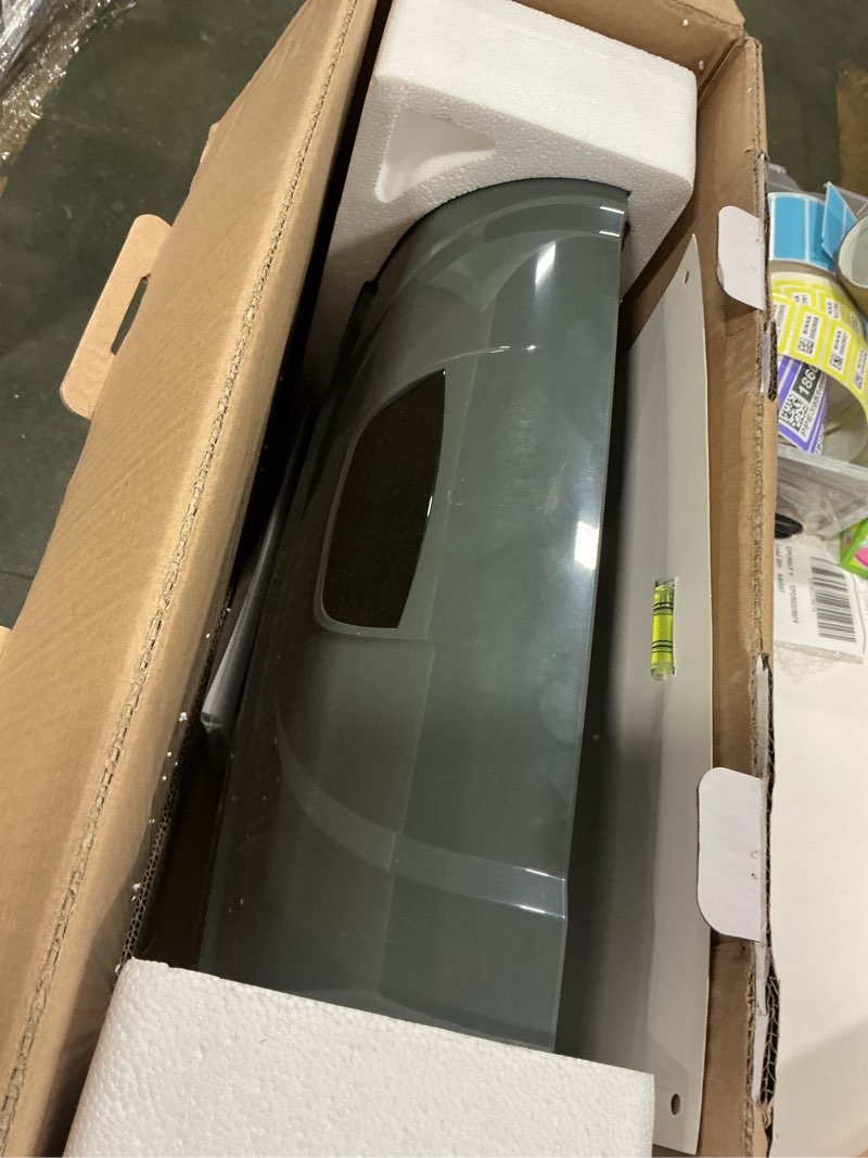 Condition photo showing Good Condition for NEW Touch Screen - 1500 Watt ~ Infrared Space Heater ~ Wall Mounted ~ Wifi Enabled Grey with WIFI Gray Wi-Fi -Wall mounted Only Gray