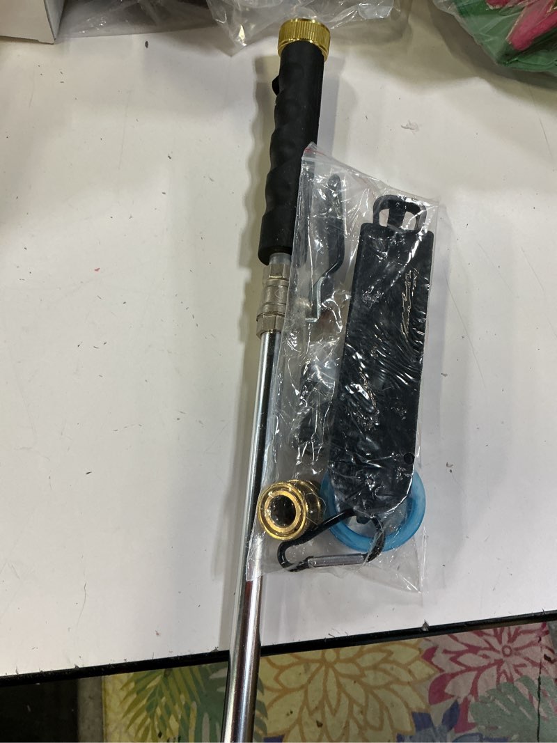 Condition photo showing Good Condition for jet nozzle high pressure hose nozzle, 7-1 high pressure power washer wand, versatile cleaning tool for gutter, patio, car wash,gardening, built to last for homeowners & garden (7-in-1)