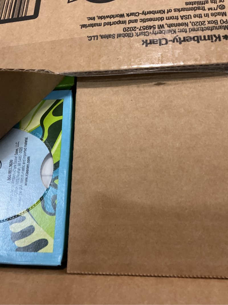 Condition photo showing New/Like New for kleenex ultra soft facial tissues, 8 cube boxes, 80 tissues per box, 3-ply, packaging may vary white 80 tissues (pack of 8)