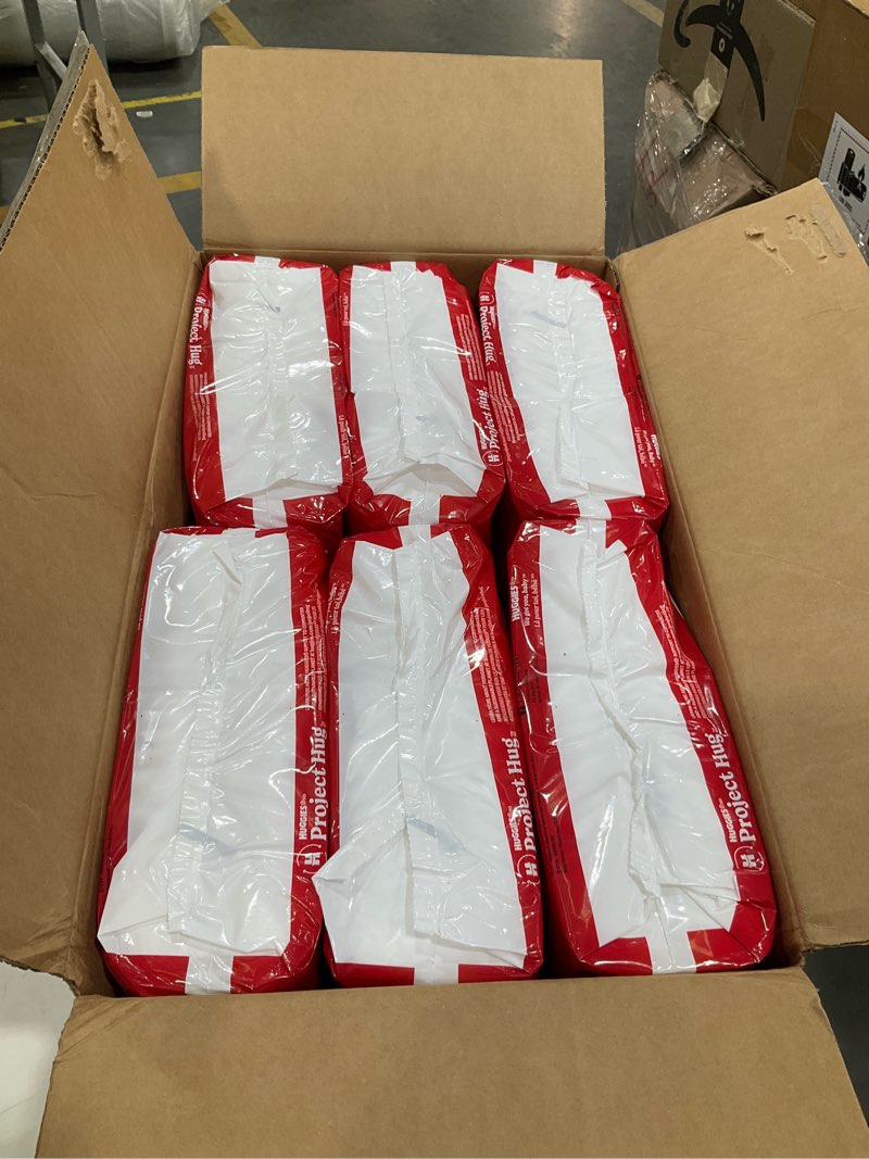 Condition photo showing New/Like New for huggies size 3 diapers, little movers baby diapers, size 3 (16-28 lbs), 168 count (6 packs of 28), packaging may vary