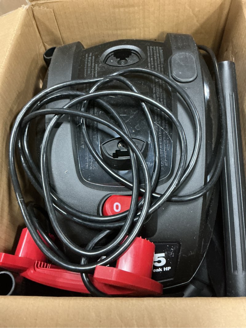 Condition photo showing As Is for Vacmaster 4-Gallon 5 Peak HP Household Wet/Dry Vacuum - VF408B 1101 Latest Version