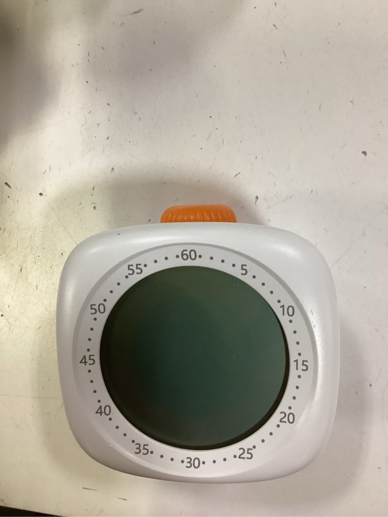 Condition photo showing As Is for Visual Timer for Kids - 60 Minute Digital Night Vision Countdown Timer Visual for Classroom, Homework, ADHD, and Time Management Tool (White)