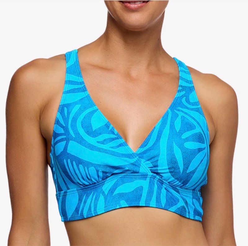 next women's standard bali hai sport bra blue