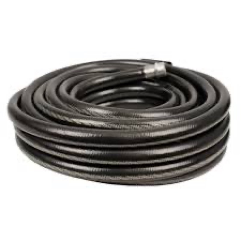 neverkink teknor apex 5/8-in x 100-ft heavy -duty kink free vinyl gray coiled hose