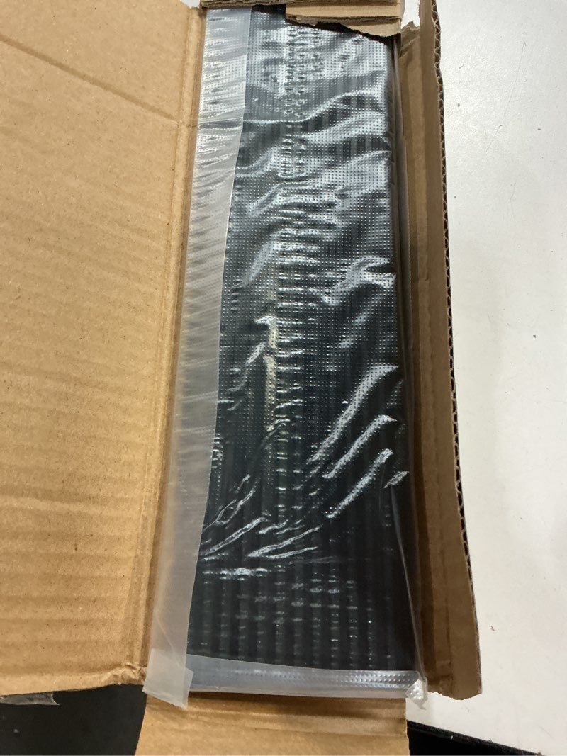 Condition photo showing Good Condition for 0.3'' rise solid rubber wheelchair ramp,threshold ramp used for thresholds,doorways and bathroom (high:0.3 inch(pack of 1)) black