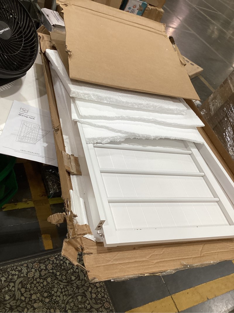 Condition photo showing Good Condition for danya b. folding wall mounted drying rack - white