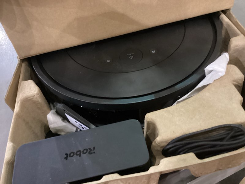 Condition photo showing As Is for iRobot Roomba Vac Robot Vacuum (Q0120) - Easy to use, Power-Lifting Suction, Multi-Surface Cleaning, Smart Navigation Cleans in Neat Rows, Self-Charging, Alexa