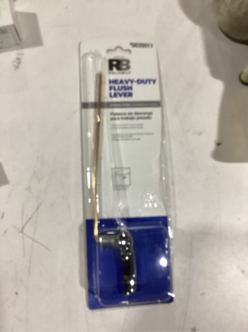 Condition photo showing As Is for RELIABILT 8-in Front Mount Chrome plated Universal Fit Handle with lever