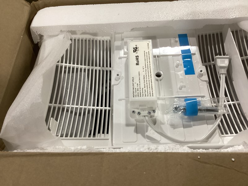 Condition photo showing Good Condition for Broan-NuTone Bathroom Exhaust Fan with Heater Quiet 1.5 Sones, 80 CFM and 3-Level CCT Lighting, Powerful Ventilation and Warm Comfort for Any Bathroom 80 CFM LED Light Fan and Heater