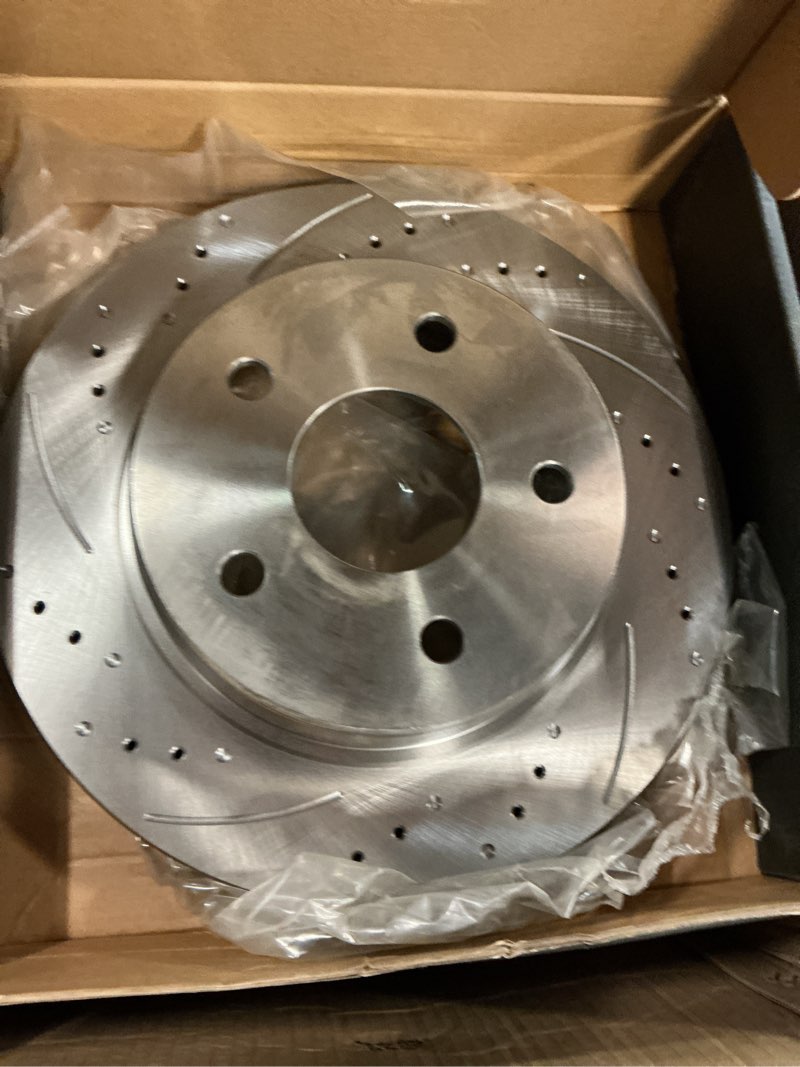 Condition photo showing New/Like New for Anpulsero Rear Solid Brake Pads and Rotors Kit Compatible with 2011-2017 Honda Odyssey, 2009-2015 Honda Pilot, 2007-2013 Acura MDX, Rear Automotive Replacement Brake Kits 333.8mm(13.1in) Rear 2011-2017 Odyssey Rear