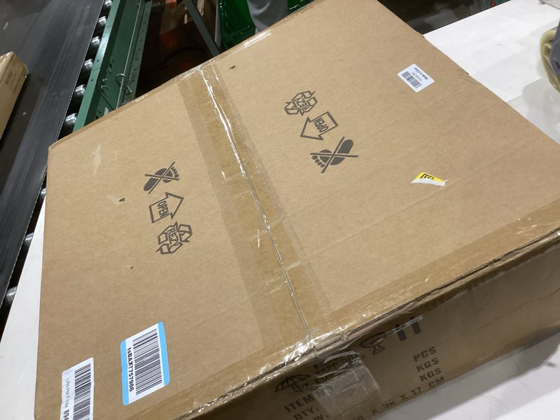 Condition photo showing Good Condition for YYJLX 6 Light Modern Crystal Oil Rubbed Bronze Metal Semi Flush Mount Ceiling Light Fixture E26 Indoor Round Ceiling Lamp for Dining, Living, Foyer, Kitchen, Bedroom