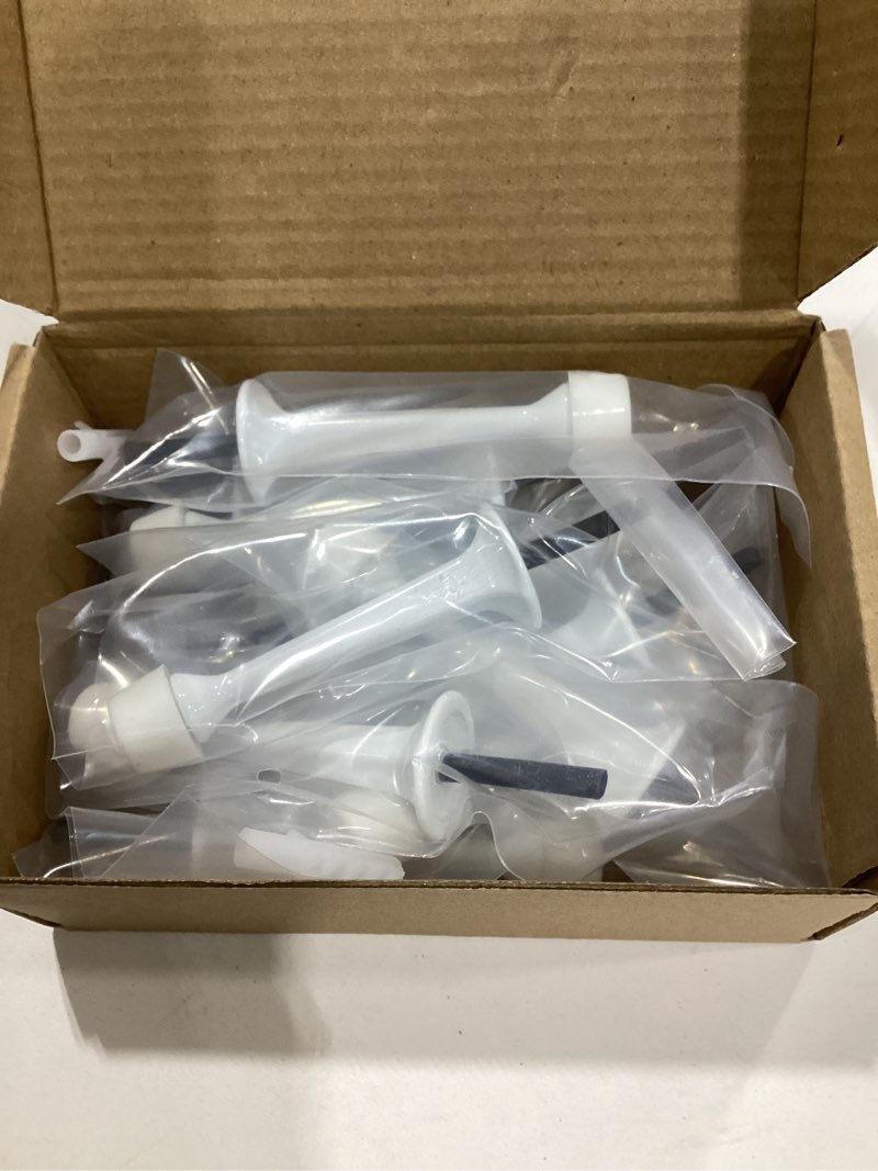Condition photo showing Good Condition for homotek 12 pack heavy duty solid rigid door stop with soft rubber tip, zinc die cast door stopper protect wall & door,white 12 pack white