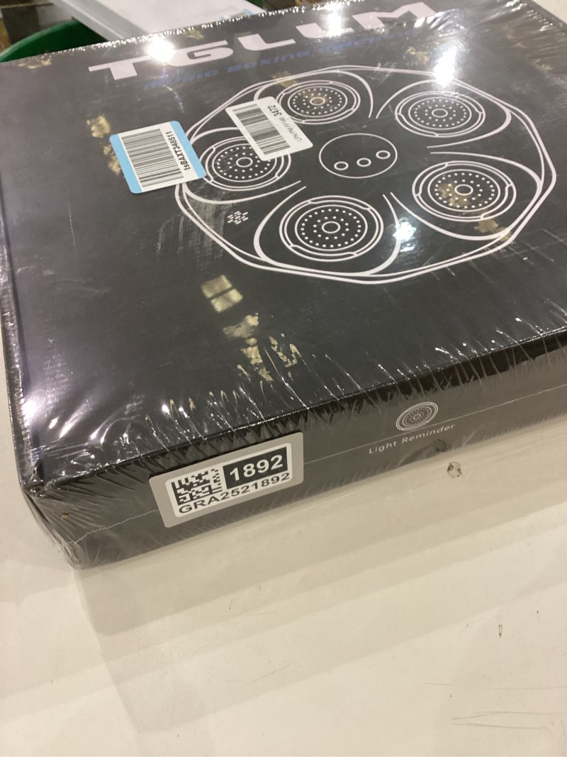 Condition photo showing New/Like New for Music Boxing Machine, Music Punching Trainer with Boxing Gloves, Wall Mounted Electronic Workout Punching Machine for Kids Adult