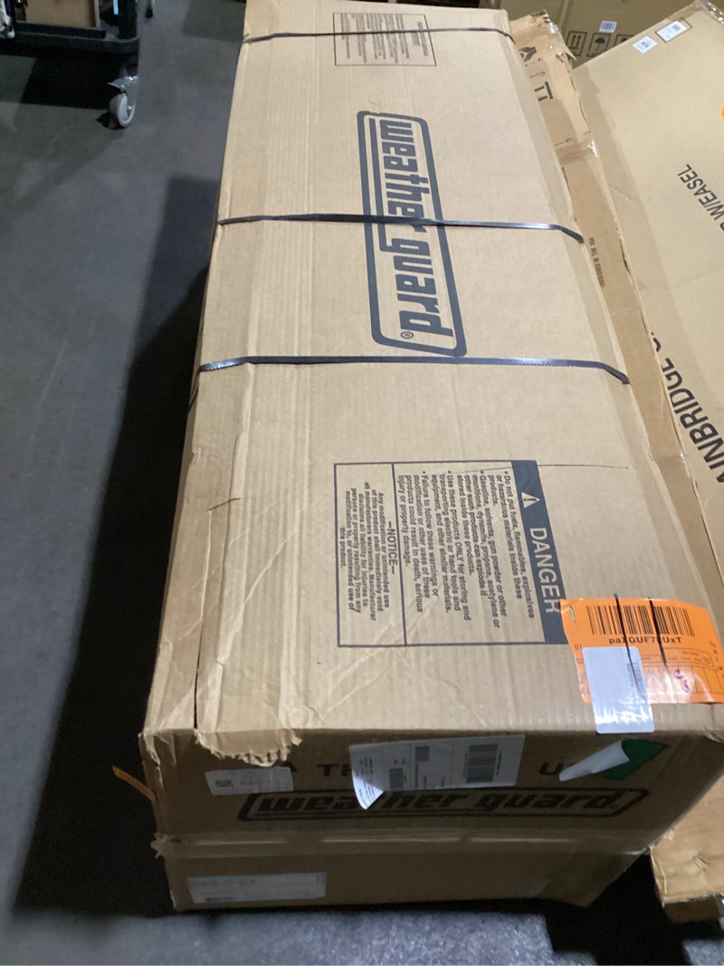 Condition photo showing Good Condition for weather guard - 665-5-01 crossover truck box, steel, black, 62 in. w