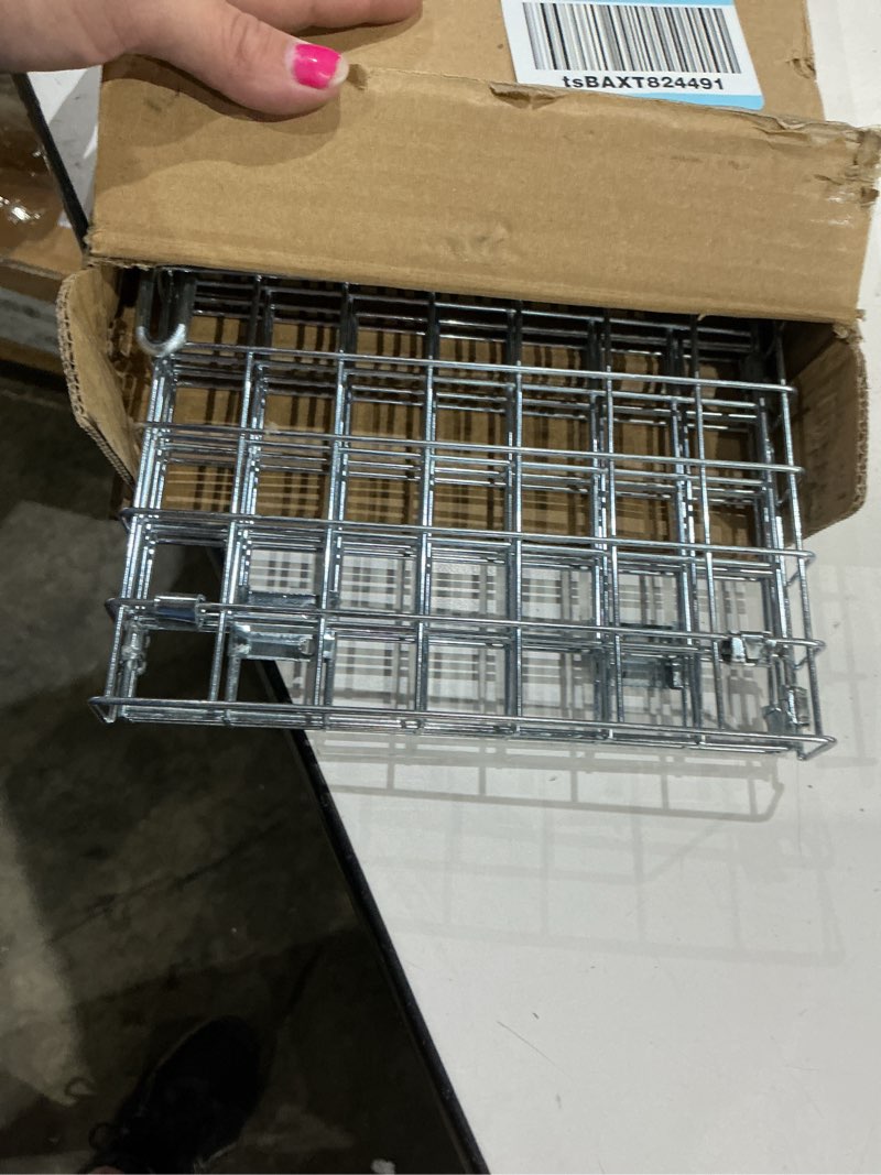 Condition photo showing Good Condition for 24” humane live animal trap cage, heavy duty folding catch and release rodent trap for squirrels, rabbits, stray cats, skunks, moles, gophers, groundhogs – galvanized rustproof steel 23.3in*7.24in*7.72in