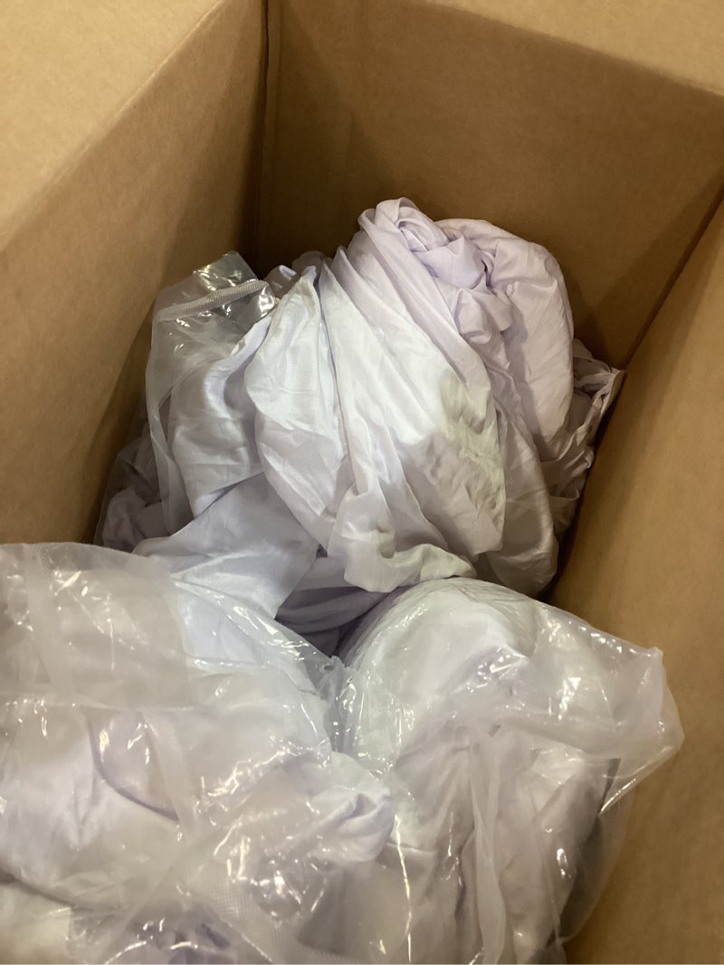 Condition photo showing Good Condition for Vencede 30pcs White Stretch Spandex Chair Cover, Chair Covers for Wedding, Universal Fitted Chair Cover Protector for Party, Banquet, Event, Hotel?White 30PCS?
