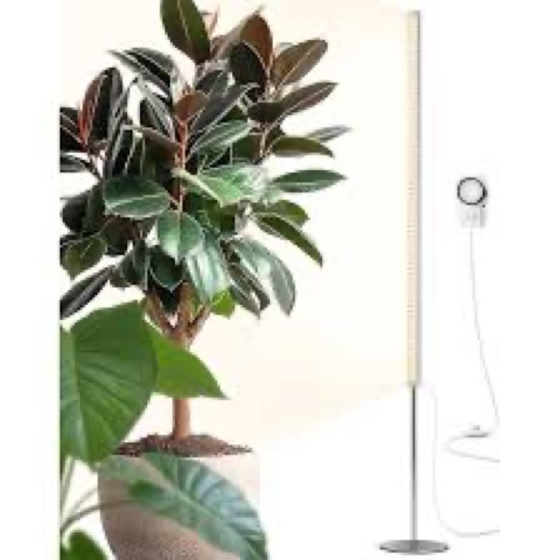 barrina t1s standing grow light for indoor plants with timer, 65w 5000k high ppfd tera series vertic