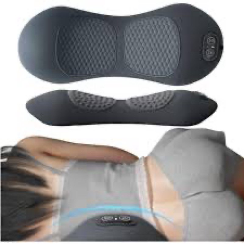 smooth spine triple fusion back massager,2025 new electric 3 in 1 back massager for pain relief deep tissue,with traction,vibration & heat and against pain for neck,shoulder,backs