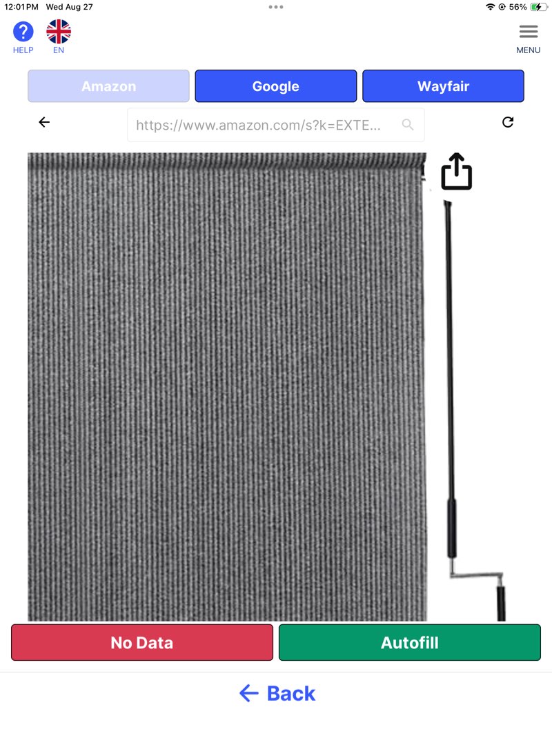 amagenix outdoor roller shade 8'(w) x 6'(h), exterior cordless patio shades roll up outdoor blinds with 90% uv protection, two-section poles with one-piece fabric, grey