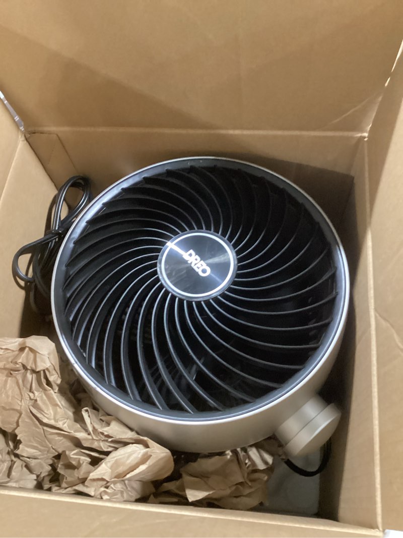 Condition photo showing Good Condition for Dreo Smart Fan for Bedroom,120° Vertical and 90° Oscillating Fan with Remote/Voice, 13 Inch Height Quiet Air Circulator for Whole Room, 70 ft, 4 Speeds, 5 Modes, 12H Timer, Desk Fans for Home, Office Silver
