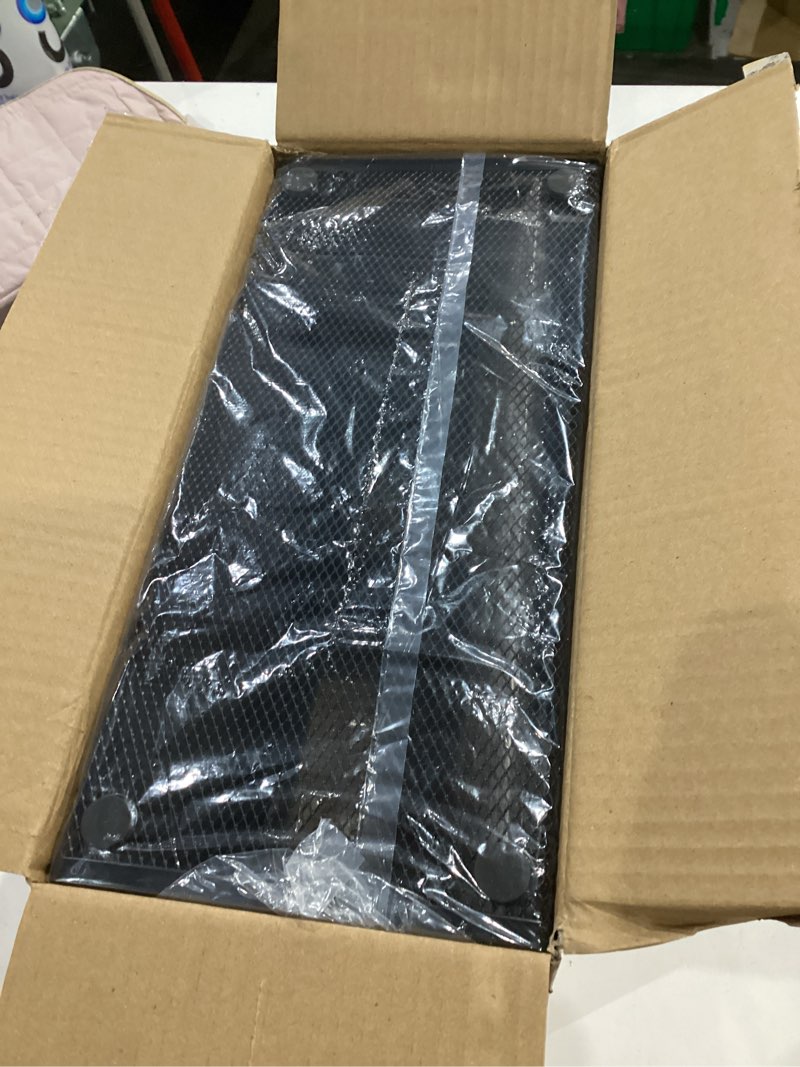 Condition photo showing Good Condition for Hanging File Organizer, Letter-Size File Holder Filing Box with 5 Hanging Folders, Metal Mesh Desk File Folder Storage(No Assembly Required) (with 5 Grey Folders)