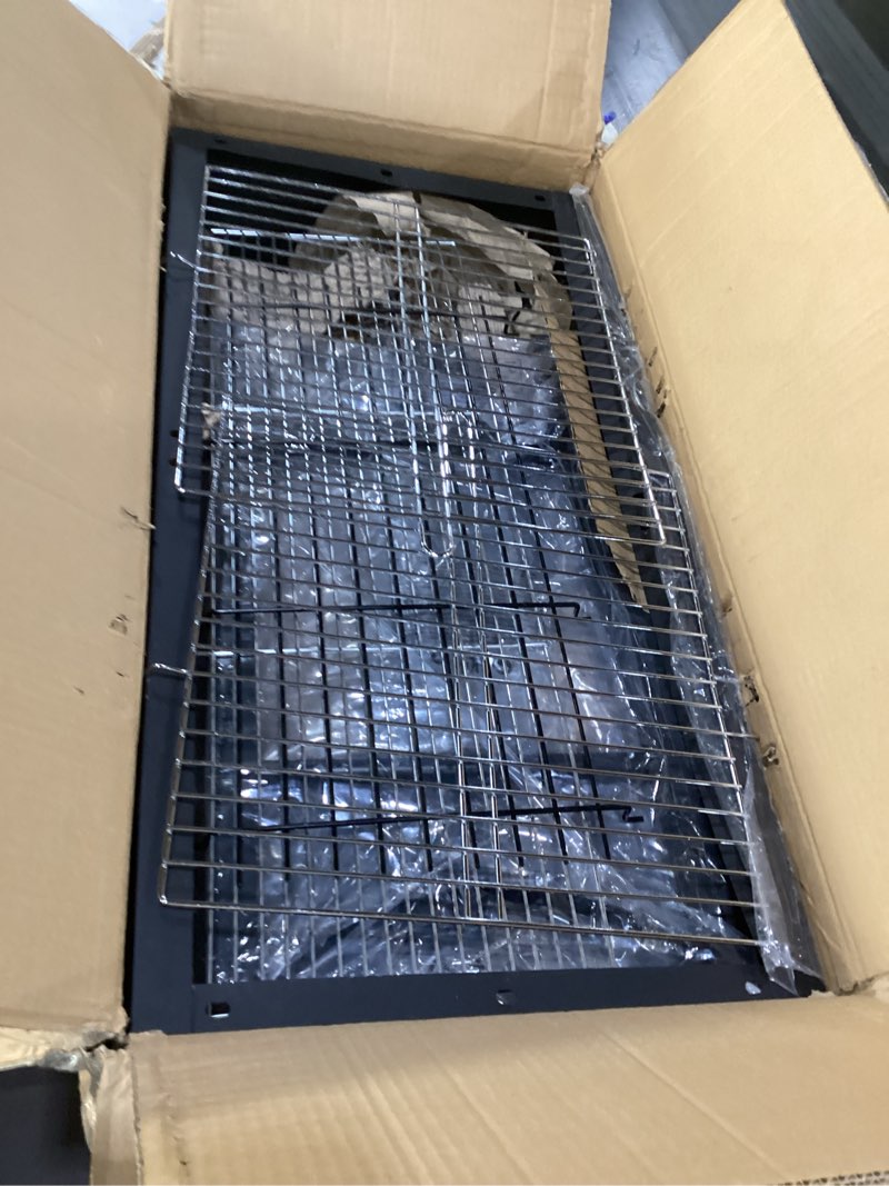Condition photo showing Good Condition for charcoal grill - charcoal barrel grill with stainless steel net - party grill for outdoor (lager)