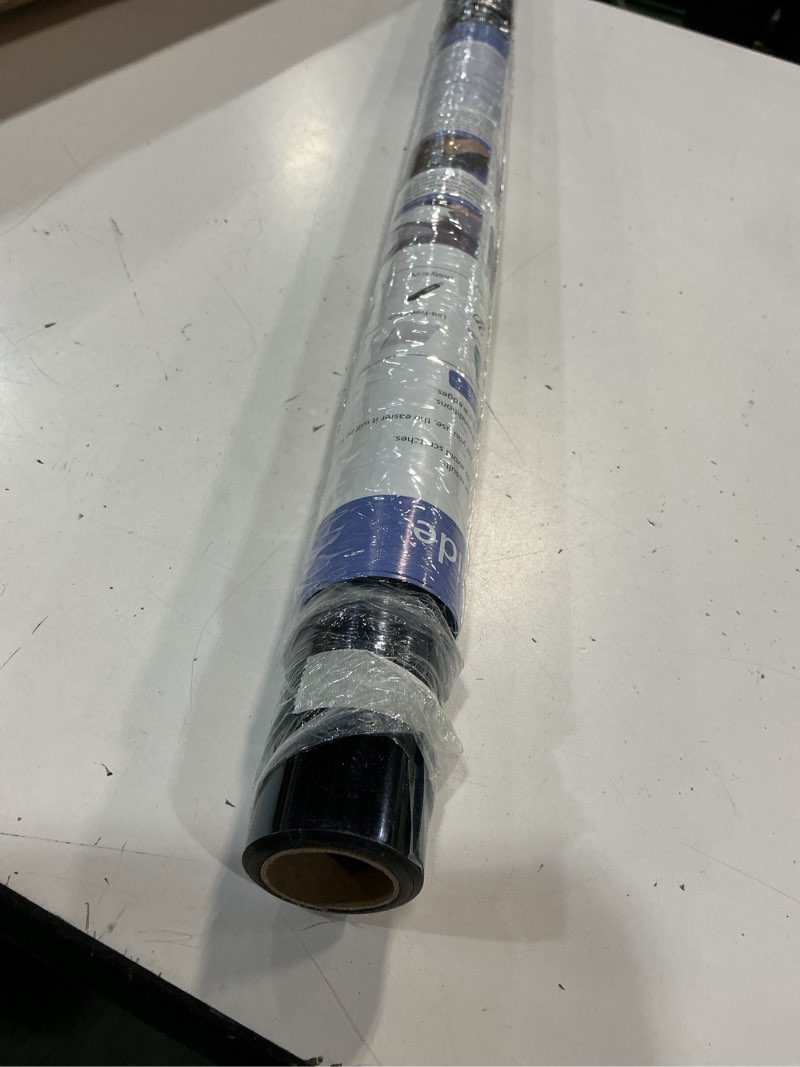 Condition photo showing As Is for kespen window film one way reflective daytime privacy heat blocking anti uv mirror window tint for home and office, blue-silver, 35.4 inch x 6.5 feet blue-silver 35.4 inch x 6.5 feet