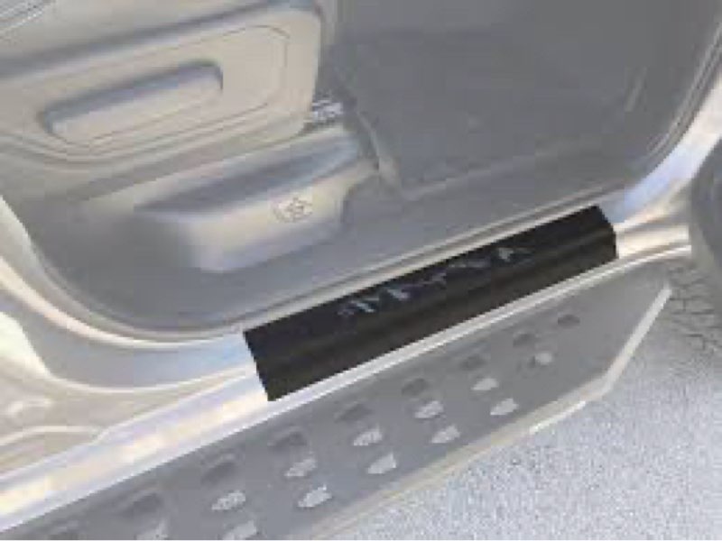 powoq interior door sill protector compatible with 2019-2026 dodge ram 1500 door sill guard tpe car 