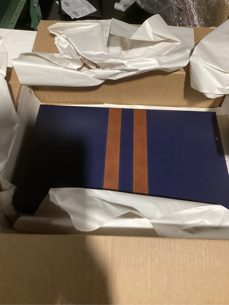 Condition photo showing As Is for Large Backgammon Sets for Adults, 18 inch Sea Blue Travel Backgammon Board Game Sets, Classic Board Game with Premium Leather Case, Portable Travels Strategy Backgammon Game Set for Adults Sea Blue 18inch