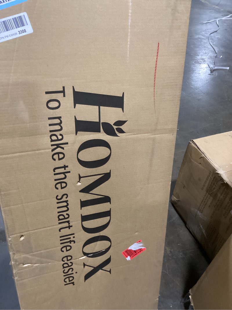 Homdox Rolling Clothes Rack Heavy Duty, 3-Tier Adjustable Wire Shelving Garment Organizer with Doubl