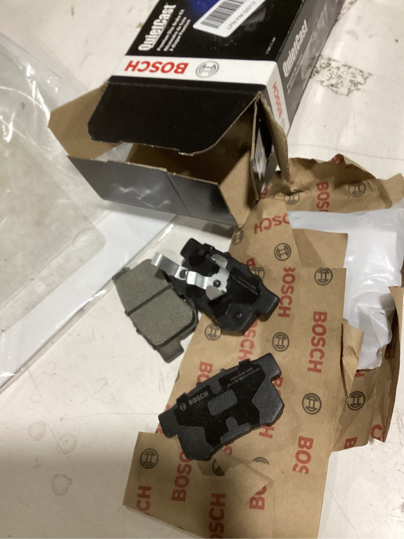 Condition photo showing As Is for bosch bc1086 quietcast premium ceramic disc brake pad set - compatible with select acura rdx; honda accord crosstour, crosstour, cr-v; rear