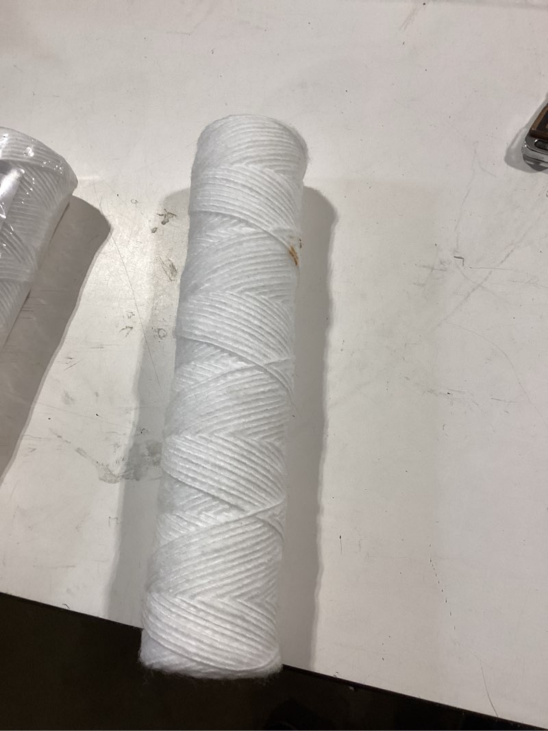 Condition photo showing As Is for whirlpool 10 x 2.5-in whole house 35 micron sediment water filter, 3-month life, 2-pack
