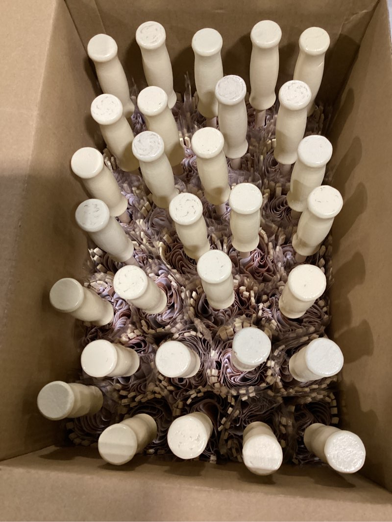 Condition photo showing Good Condition for Paper Umbrellas Bulk for Wedding, 23.6" Chinese Japanese Parasol Vintage Decorative Sun Umbrella for Bridal Party Tea 30 Vintage Lace