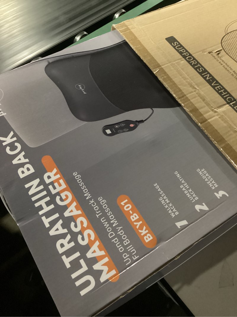 Condition photo showing Good Condition for Back Massager, Rolling Up and Down Back Massager with Heat, Back Massage 4D Kneading for Pain Relief Deep Tissue, Ultrathin Shoulder Massager Gift for Women Men Parents Christmas