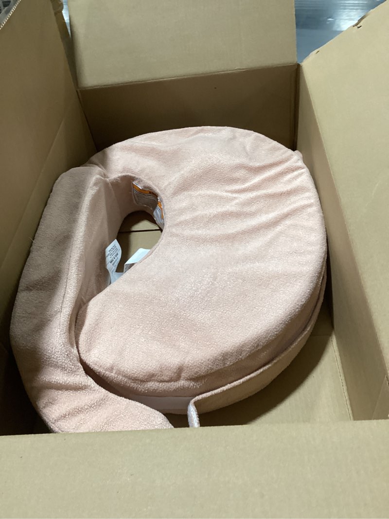 Condition photo showing Good Condition for My Brest Friend Nursing Pillow - Deluxe - Enhanced Comfort w/ Slipcover - Ergonomic Breastfeeding Pillow For Ultimate Support For Mom & Baby - Adjustable Pillow W/ Handy Side Pocket, Soft Rose