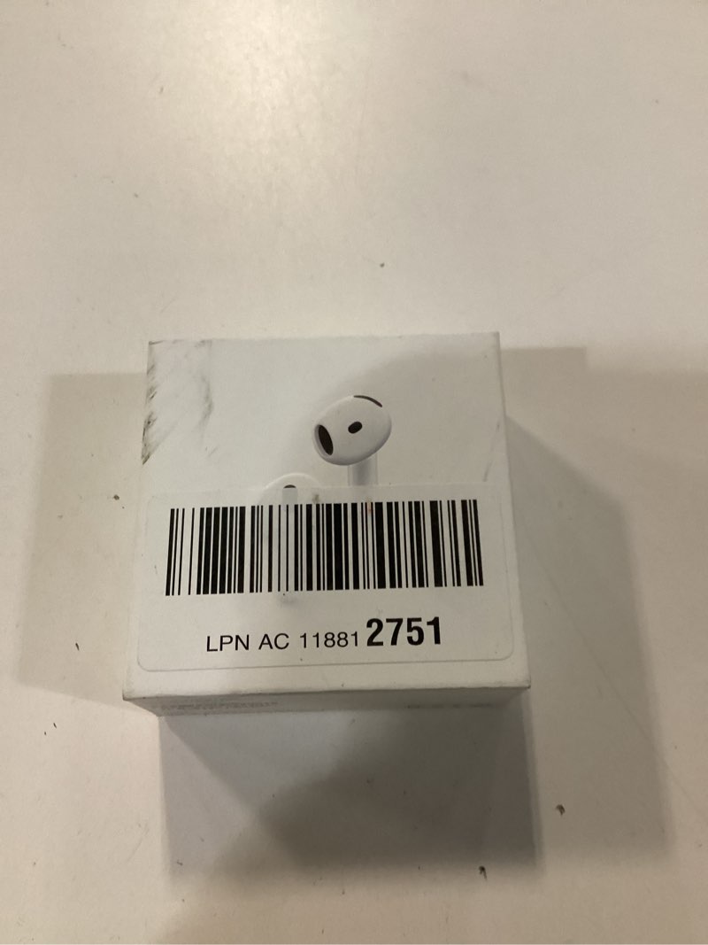 Condition photo showing New/Like New for Apple AirPods 4 Wireless Earbuds, Bluetooth Headphones, with Active Noise Cancellation, Adaptive Audio, Transparency Mode, Personalized Spatial Audio, USB-C Charging Case, Wireless Charging, H2 Chip