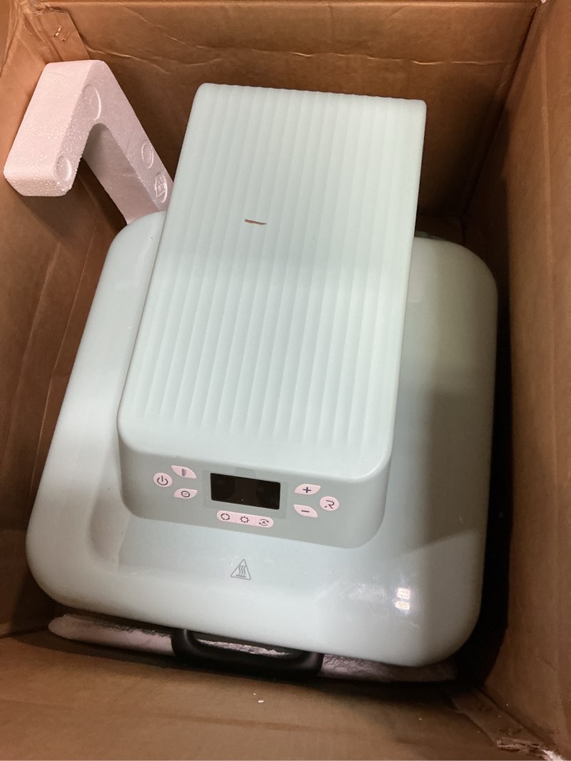 Condition photo showing Good Condition for HTVRONT Auto Heat Press Machine 15x15 for T Shirts - Professional Heat Transfer Machine with Auto-Release - Fast & Even Heating for HTV, Sublimation Projects, Light Blue