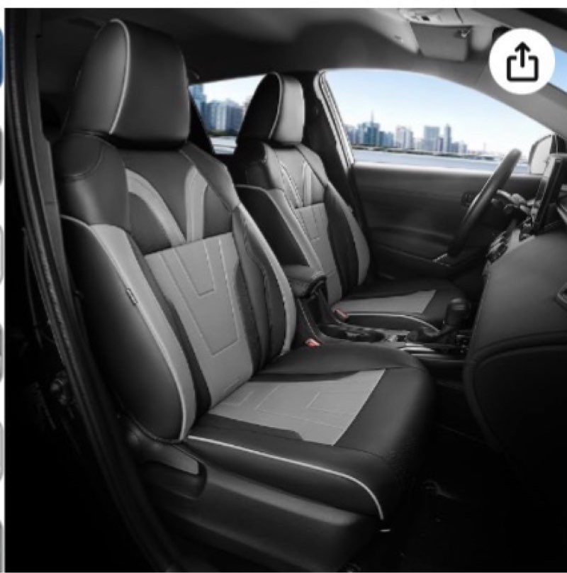 feinepro seat covers for toyota corolla sedan le/l 2025 2025 2524 2323. custom fit luxury faux leather car seat covers full set waterproof - blackgrey new lot: 2026/1/19