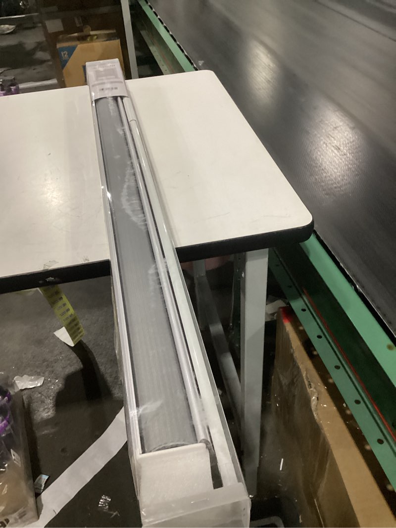 Condition photo showing New/Like New for Allbright Zebra Window Blinds 18" W x 48" H Grey, Dual Layer Roller Shade, Room Darkening Shade Roll Up and Pull Down Blinds, Light Filtering Window Shades for Day and Night, Easy to Install 18"W×48"H Grey | Light Filtering