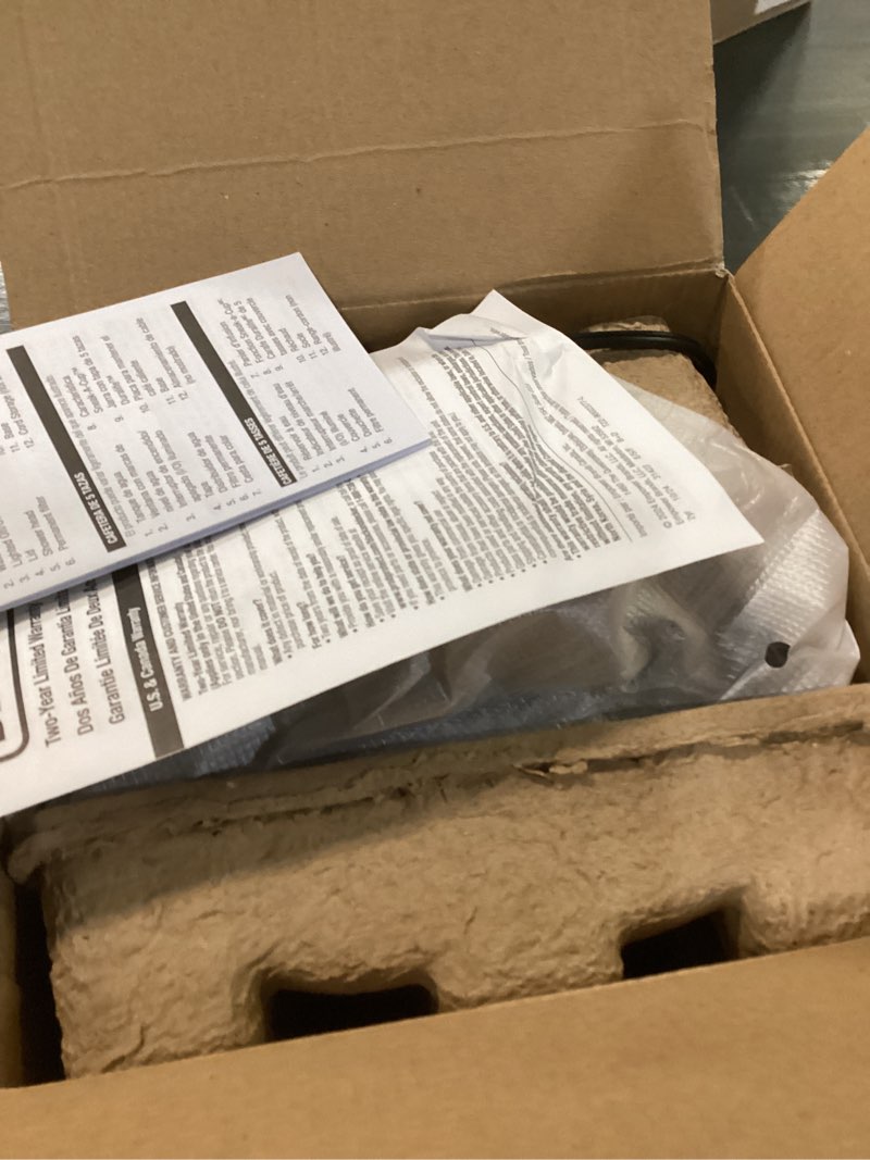 Condition photo showing New/Like New for BLACK+DECKER 5-Cup Coffee Maker with On/Off Switch, Sneak-A-Cup Feature, and Easy-View Water Window, Black