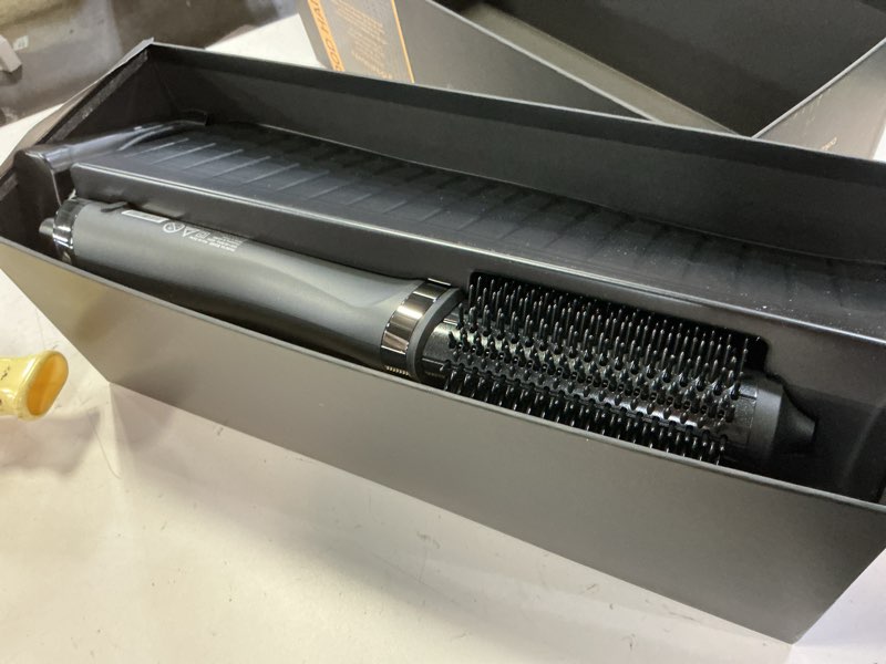 Condition photo showing As Is for ghd Duet Blowdry-Hair Dryer Brush | Wet to Blow Dried with No Heat Damage | 3X More Volume with 24 Hour Long-Lasting Results | Blow Dry with No Fizz | 50% More Shine Black Gift Set