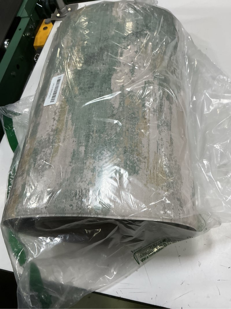 Condition photo showing Good Condition for collive kitchen mats cushioned anti fatigue, modern abstract non slip kitchen floor mat waterproof green sink rug 2 piece, comfort desk standing rugs for bedroom, office, laundry, 17"x29"+17"x47" sage green 17.3"x47"+17.3"x29"