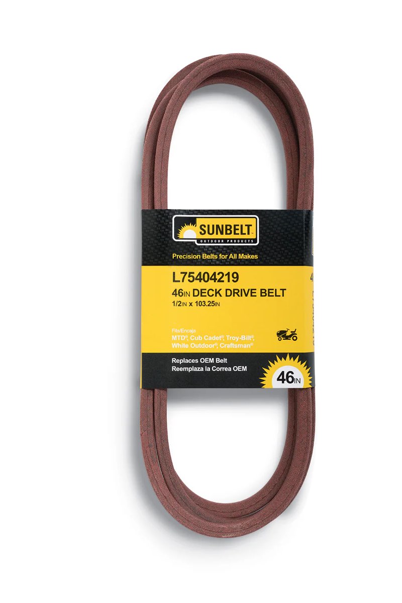 sunbelt 1/2-in x 103.25-in deck belt