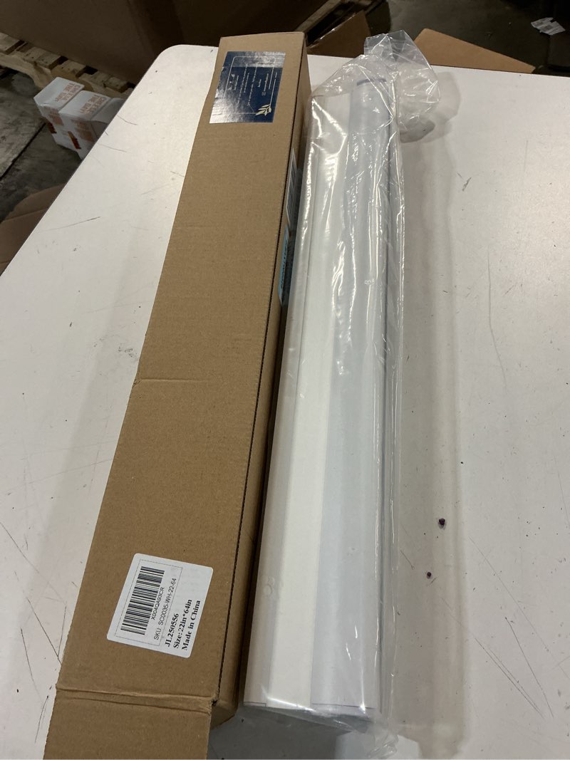 Condition photo showing New/Like New for joydeco no tools no drill cordless cellular shades, light filtering honeycomb blinds for indoor windows, thermal insulating & noise reducing (white, 22" w x 64" h) light filtering - white 22"w x 64"h