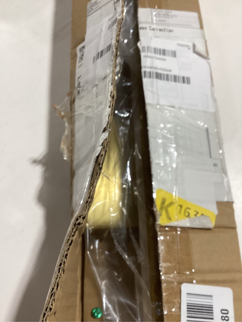 Condition photo showing Good Condition for Modern Bathroom Vanity Light 24 Inch, 18W Brushed Brass Bathroom Light Fixture Over Mirror, Dimmable 5CCT LED Wall Sconce Lighting for Restro 24Inch Brushed Brass Gold